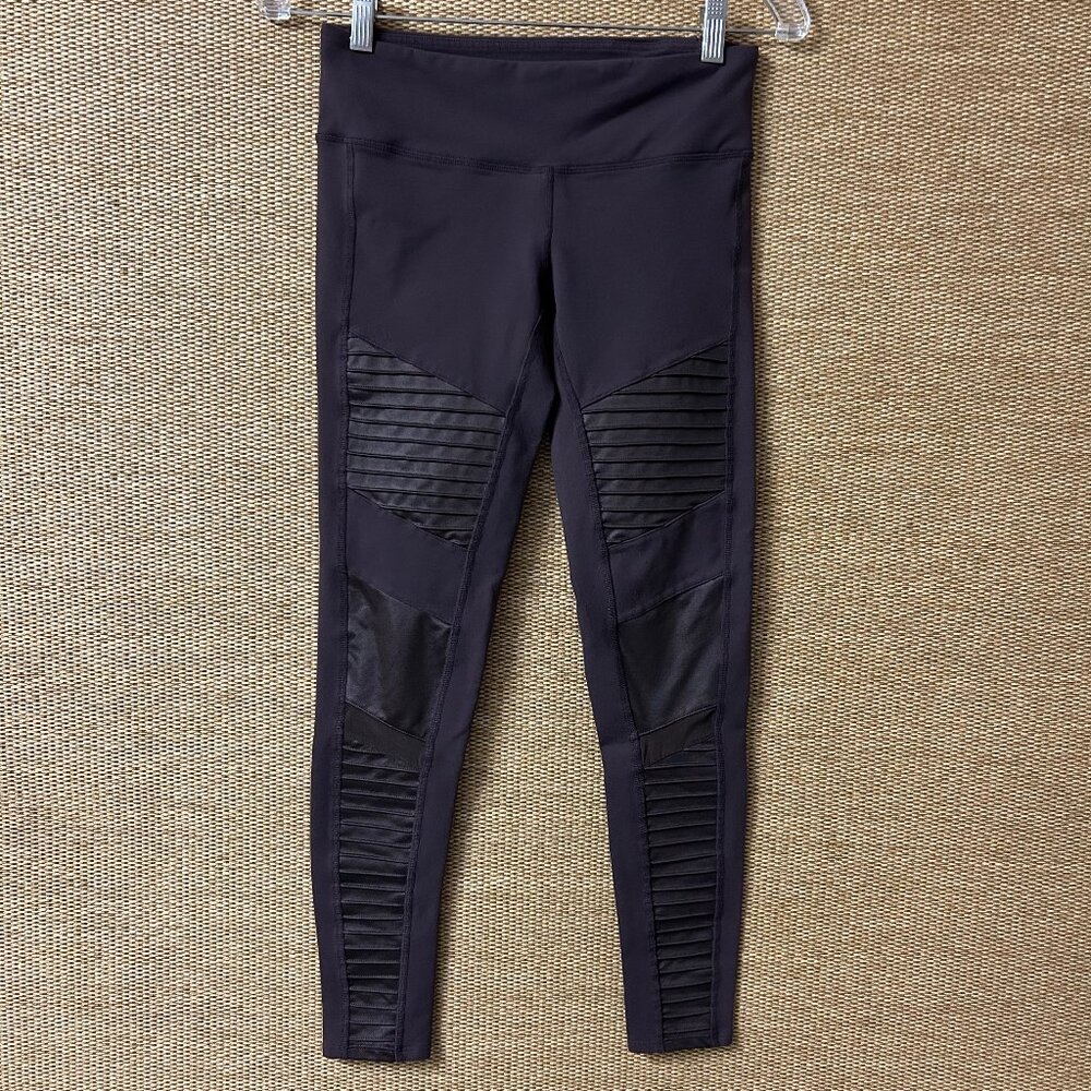 Alo Moto Leggings Women's Small Dark Brown